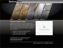 Tablet Screenshot of barbourglass.com